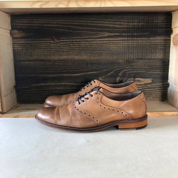 aston grey tokyo saddle oxford